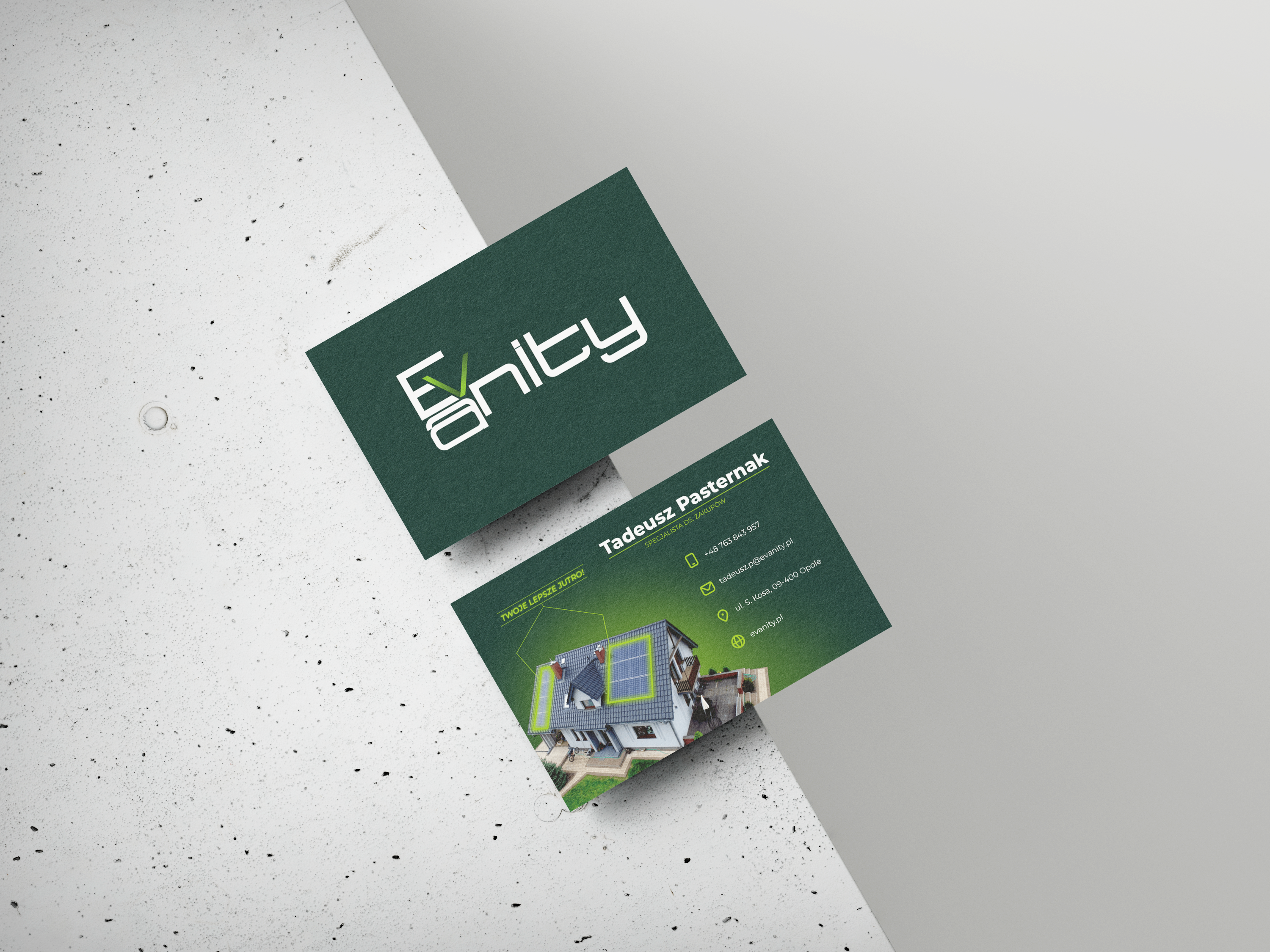 Evanity – wizytówka